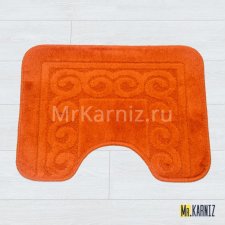 Коврик в туалет ТН оранжевый