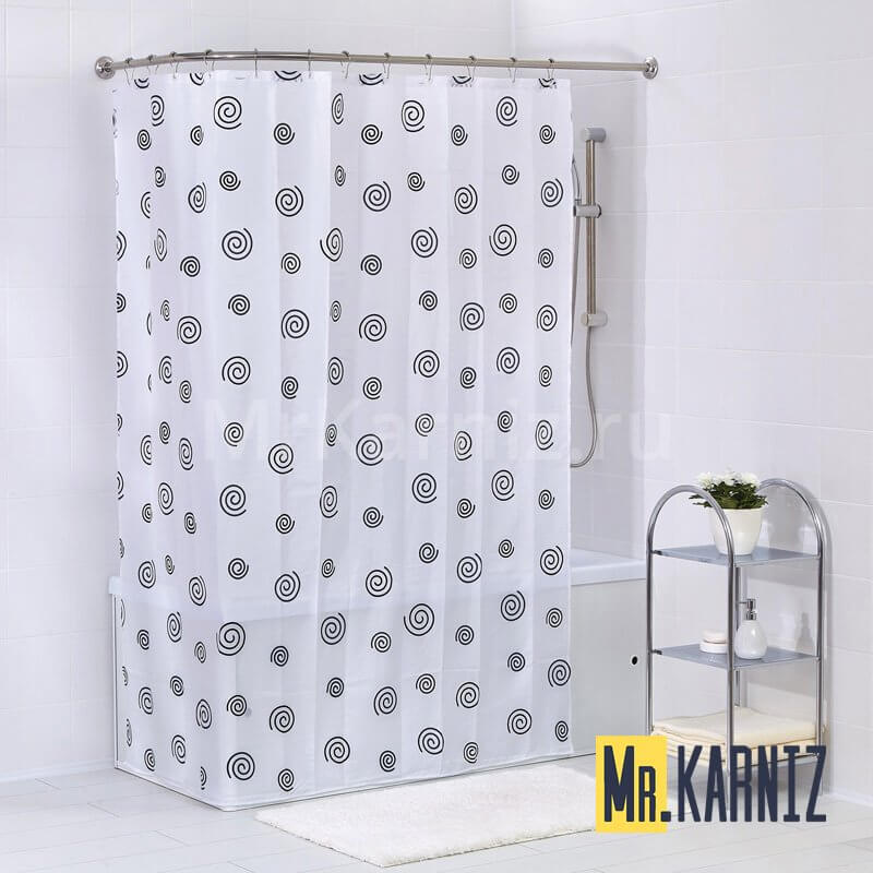 Штора для ванной Spiral Штора для ванной Spiral