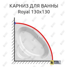 Карниз для ванны Kolpa-San Royal 130х130 Усиленный 20 мм MrKARNIZ