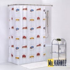 Штора для ванной Cars