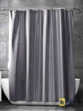 Штора для ванной SUPER BIG графит